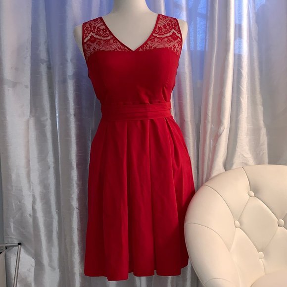 GUESS RED DRESS - Picture 2 of 5